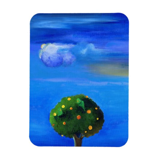 Silber Lining over the Orange Tree 2012 Magnet (Vertikal)