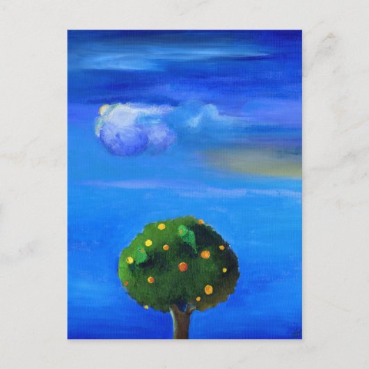 Silber Lining over the Orange Tree 2012 Postkarte (Vorderseite)