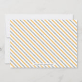 Silber | Mädchen, moderne Typografie Kinderdusche Einladung (Rückseite)