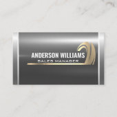 Silber-Metallic | Auto-Reifengrafik Visitenkarte (Vorderseite)