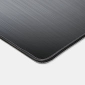 Silber-Metallic Schreibtischunterlage (Ecke)