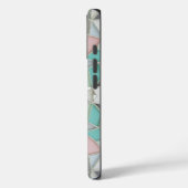 silber mit einem Hauch von Rosa Case-Mate iPhone Hülle (Rückseite / Links)