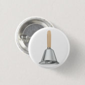 Silber mit Holzgriff Button (Vorne & Hinten)