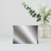 Silber mit Metall fasst Visitenkarten ein Visitenkarte (Stehend Vorderseite)