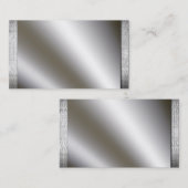 Silber mit Metall fasst Visitenkarten ein Visitenkarte (Vorne/Hinten)