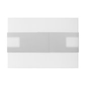 Silber mit Text Einladungsbanderole (Rückseitenbeispiel)