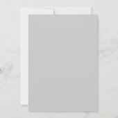 Silber-Ocker-Aquarell-Hochzeit Einladung (Rückseite)