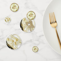 Silber oder Gold Abstrakte Blume auf - Seide und K