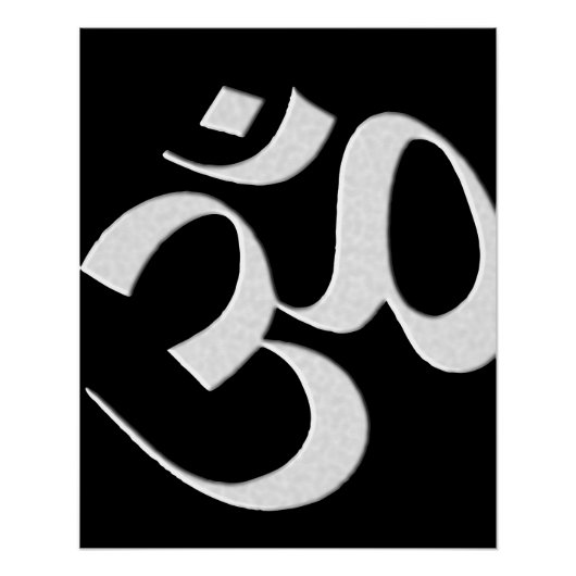 Silber Om Poster (Vorderseite)