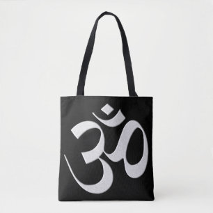 Silber Om Tasche
