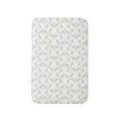 Silber Pinwheels Badematte (Vorderseite Vertikal)