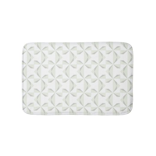 Silber Pinwheels Badematte (Vorderseite)