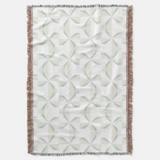 Silber Pinwheels Decke (Vorderseite Vertikal)