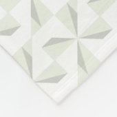 Silber Pinwheels Fleecedecke (Ecke)