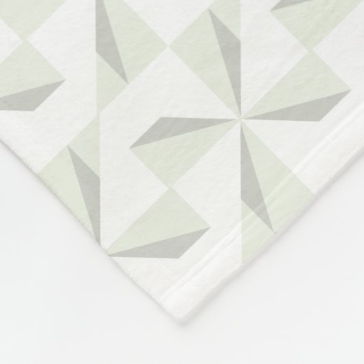 Silber Pinwheels Fleecedecke (Ecke)