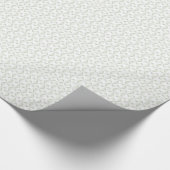 Silber Pinwheels Geschenkpapier (Ecke)