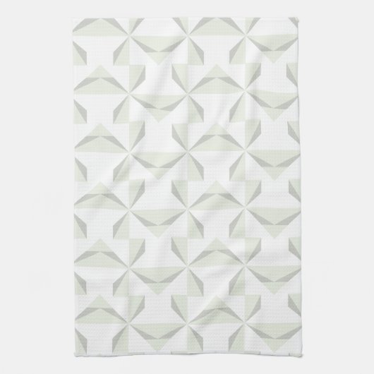 Silber Pinwheels Geschirrtuch (Vertikal)