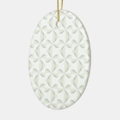 Silber Pinwheels Keramik Ornament (Links)