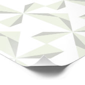 Silber Pinwheels Poster (Ecke)