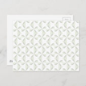 Silber Pinwheels Postkarte (Vorne/Hinten)