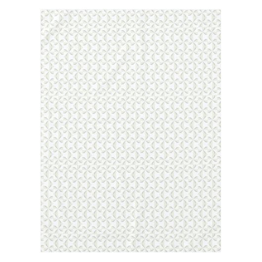 Silber Pinwheels Tischdecke (Vorderseite)