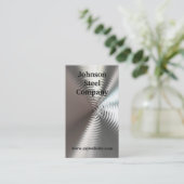 Silber plätschert Visitenkarten Visitenkarte (Stehend Vorderseite)
