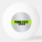 Silber Pong Beat Tischtennisball (Rückseite)