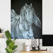 Silber Poster (Heimbüro)