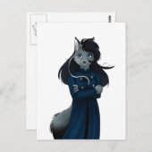 Silber Postkarte (Vorne/Hinten)