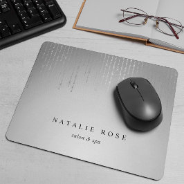 Silber-Regenzeichenbeleuchtung Personalisiert Mousepad