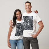 Silber-Rock-and-Roll-Design T-Shirt (Unisex)