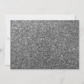 Silber Royal Blau Hochzeit Save The Date (Rückseite)