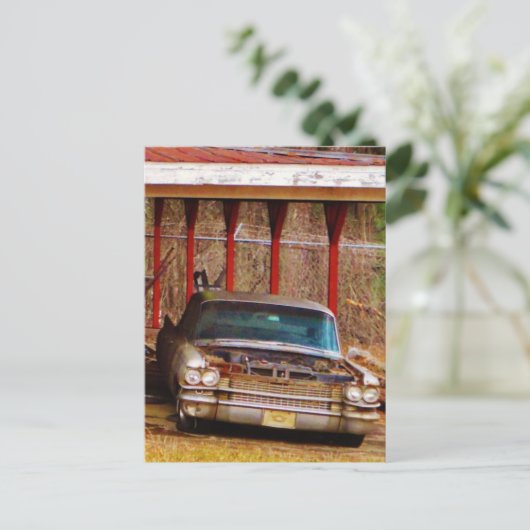 Silber Sadan 1963 Deville Postkarte (Stehend Vorderseite)