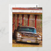 Silber Sadan 1963 Deville Postkarte (Vorne/Hinten)