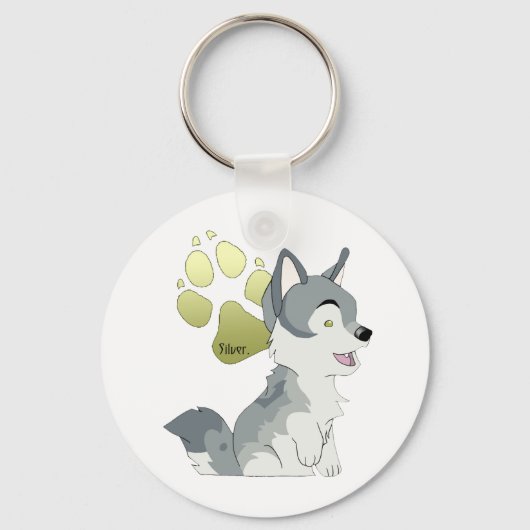 silber schlüsselanhänger (Vorderseite)