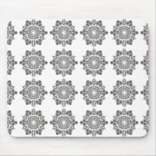 Silber Schneeblume Mousepad