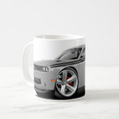 Silber-Schwarzes Auto 2009-11 Herausforderer Kaffeetasse (Vorderseite Links)