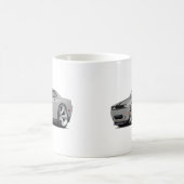 Silber-Schwarzes Auto des Herausforderer-SRT8 Kaffeetasse (Mittel)
