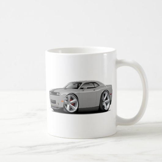 Silber-Schwarzes Auto des Herausforderer-SRT8 Kaffeetasse (Rechts)