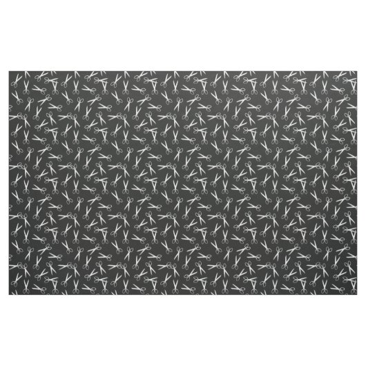 Silber Scissors Muster Stoff (Fat Quarter (45,7 x 55,9 cm))