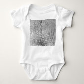 Silber-Sequenzen, glamouröser, nahtloser Hintergru Baby Strampler (Vorderseite)