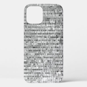 Silber-Sequenzen, glamouröser, nahtloser Hintergru Case-Mate iPhone Hülle