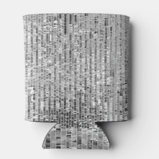 Silber-Sequenzen, glamouröser, nahtloser Hintergru Dosenkühler (Rückseite)