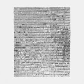 Silber-Sequenzen, glamouröser, nahtloser Hintergru Fleecedecke (Vorderseite)