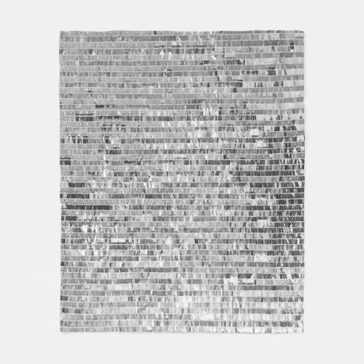 Silber-Sequenzen, glamouröser, nahtloser Hintergru Fleecedecke (Vorderseite)