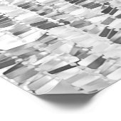 Silber-Sequenzen, glamouröser, nahtloser Hintergru Poster (Ecke)