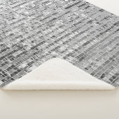 Silber-Sequenzen, glamouröser, nahtloser Hintergru Sherpadecke (3/4)