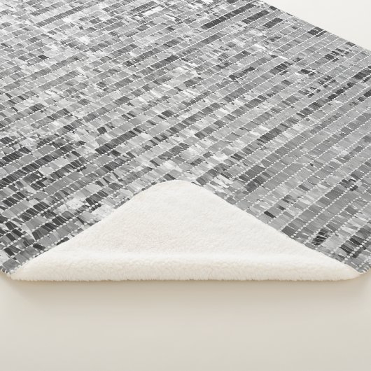 Silber-Sequenzen, glamouröser, nahtloser Hintergru Sherpadecke (3/4)