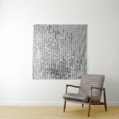 Silber-Sequenzen, glamouröser, nahtloser Hintergru Wandteppich (Beispiel)