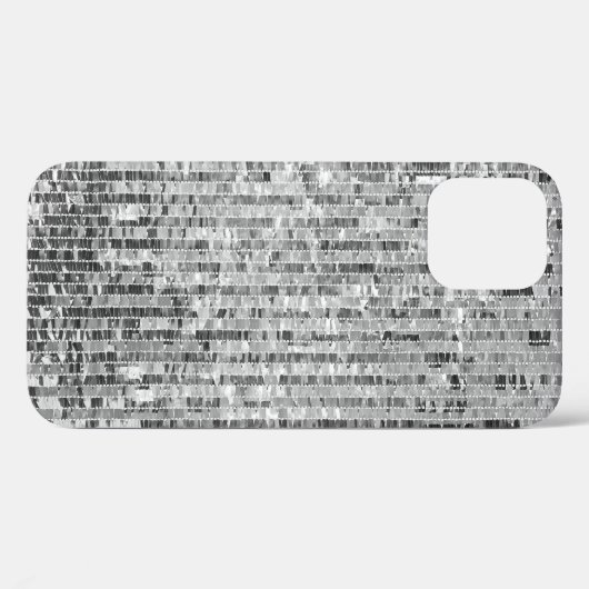 Silber-Sequenzen nahtlos Muster Case-Mate iPhone Hülle (Rückseite (Horizontal))